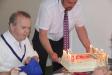 Presenting Ian Hislop with the Private Eye birthday cake.JPG